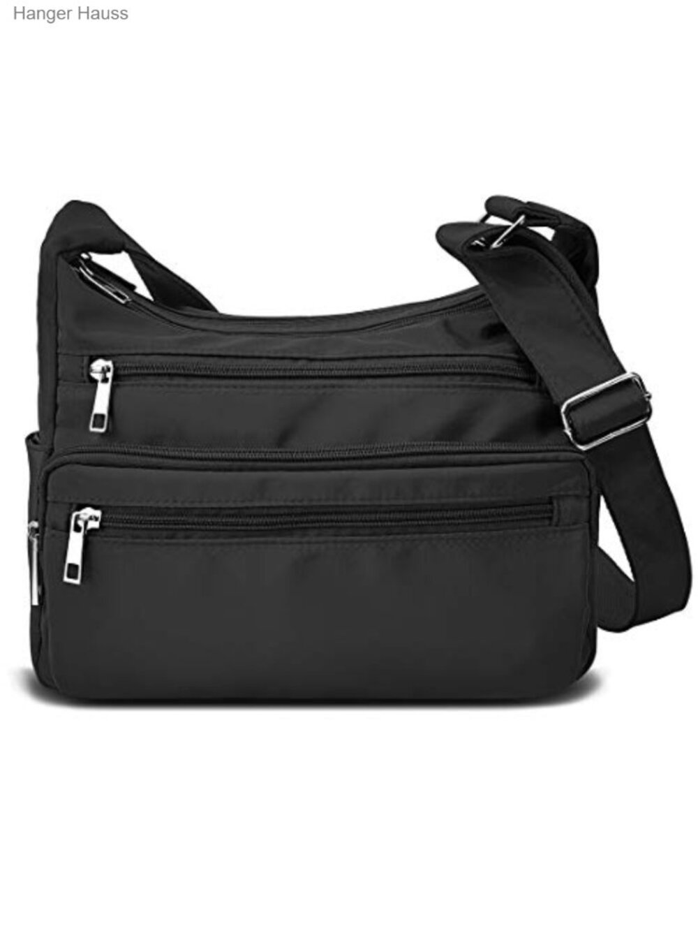 Nylon Multi Pocket RFID Crossbody Bag Women Travel Messenger Purse